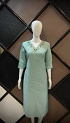 FF Roman Silk Straight Cut Designer Kurtis Catalog